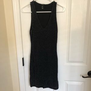 Women’s black sparkly cocktail dress